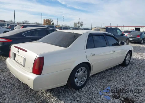 2000 Cadillac Deville Dts из США, поврежденный, VIN 1G6KF5798YU357717